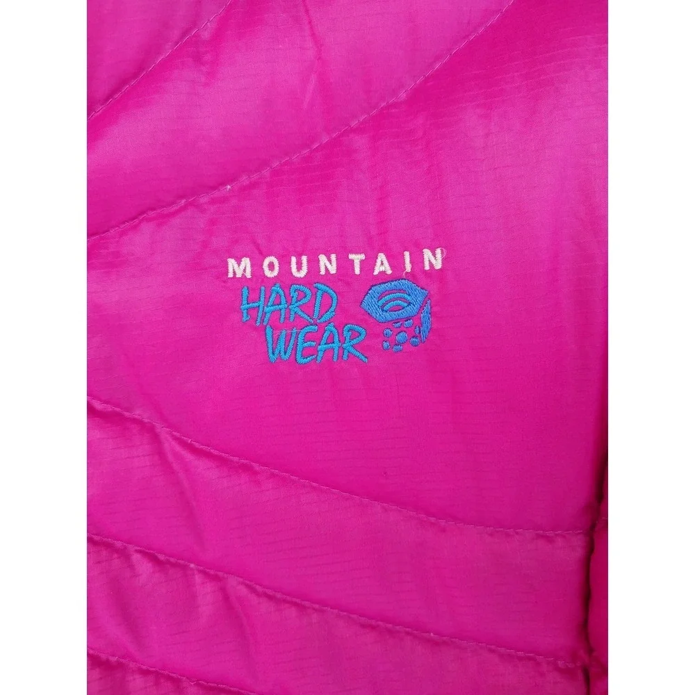Mountain Hardwear Nitrous Jacket 800 Goose Down Womens Sz S Hot Rod Zip Puffer